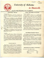 "University of Alabama in Huntsville Facts For Prospective Students."