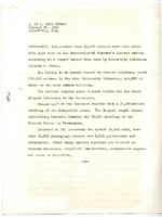 Press release noting the addition of 55,000 volumes to the University of Alabama library system.