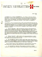 University of Alabama Faculty Newsletter, April 1966.
