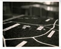 "View from the North of Scale Model UAH, January, 1968."