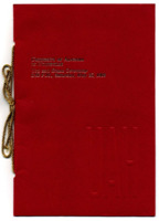 Commencement program for the first graduating class of the University of Alabama in Huntsville.