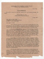 Letter from Lt. Gen. J. Lawton Collins commending the 104th Infantry "Timberwolf" Division for its role in capturing German territory at the end of World War II.