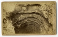 "Natural Wells. 350 ft drop in solid rock -- Monte Sano."