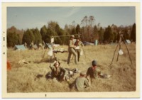 Monte Sano Boy Scout troop on a camping trip.