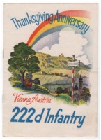 222nd Infantry Thanksgiving program.