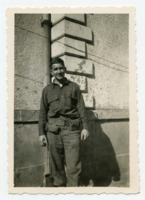 "Lt. Paul Carey of Boston - Blain, France April, 1945."