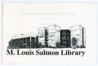 M. Louis Salmon Library dedication program.