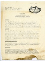 "Fact Sheet" for "Space City USA Theme Park."