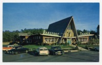 Postcard of the Barefoot Trader store.