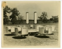 Photograph of a spinning seat ride.