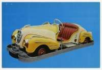 "Two Seater Speedway Hot Rod...Giant Post Card."