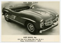 "New for 1960" Hot Rods car.