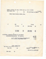 Receipt for Burwell from the 1108th Engineer Group in July of 1943.