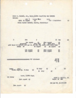Receipt from 1108th Engineer Combat Group to Edwin Burwell for August of 1943.