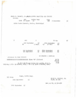 Receipt from 1108th Engineer Combat Group to Edwin Burwell for September of 1943.