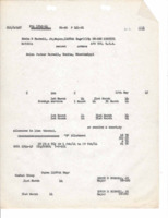 Receipt from 1108th Engineer Combat Group to Edwin Burwell for March of 1944.