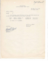 Special Orders for Major Edwin D. Burwell granting a day of leave on 16 January 1945.
