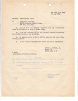 Request for convalescent leave.