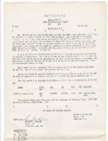 Orders of Colonel Pedley for Edwin D. Burwell Jr.