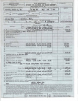"Officers' Pay, Allowance, and Mileage Voucher" for Edwin D. Burwell Jr.