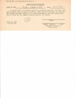 Certificate stating all members of troop number RE 3416-29 have turned in their excess property.