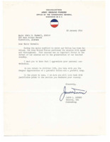 Letter from Jacob L. Devers to Major Edwin D. Burwell Jr.