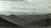 View of valleys, and mountains from pass on road between Venafro and San Pietro.