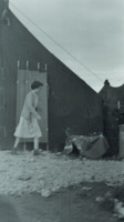 Photograph of a nurse outside at 95th Evacuation Hospital.