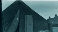 Photograph of a tent in the 95th Evacuation Hospital.