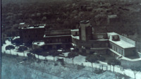 Photograph of the 300th General Hospital in Naples, Italy from above.