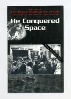 Program from "He Conquered Space," the Ninth Annual Von Braun Exploration Forum.